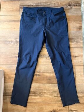 Lululemon Navy Straight-Leg Pants